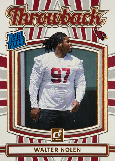 Walter Nolen Rated Rookie Throwback Donruss Cardinals