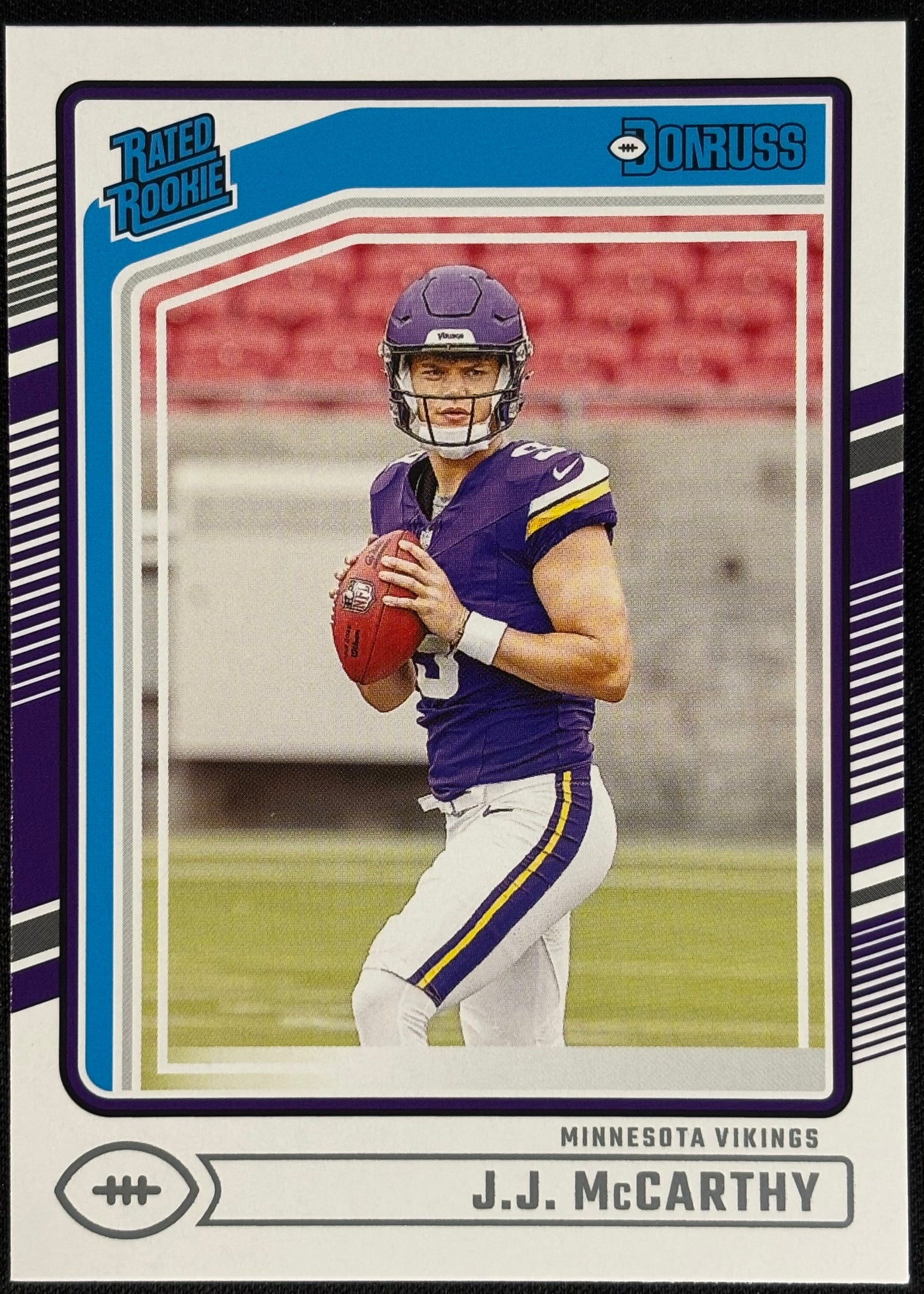 JJ McCarthy Donruss Rated Rookie