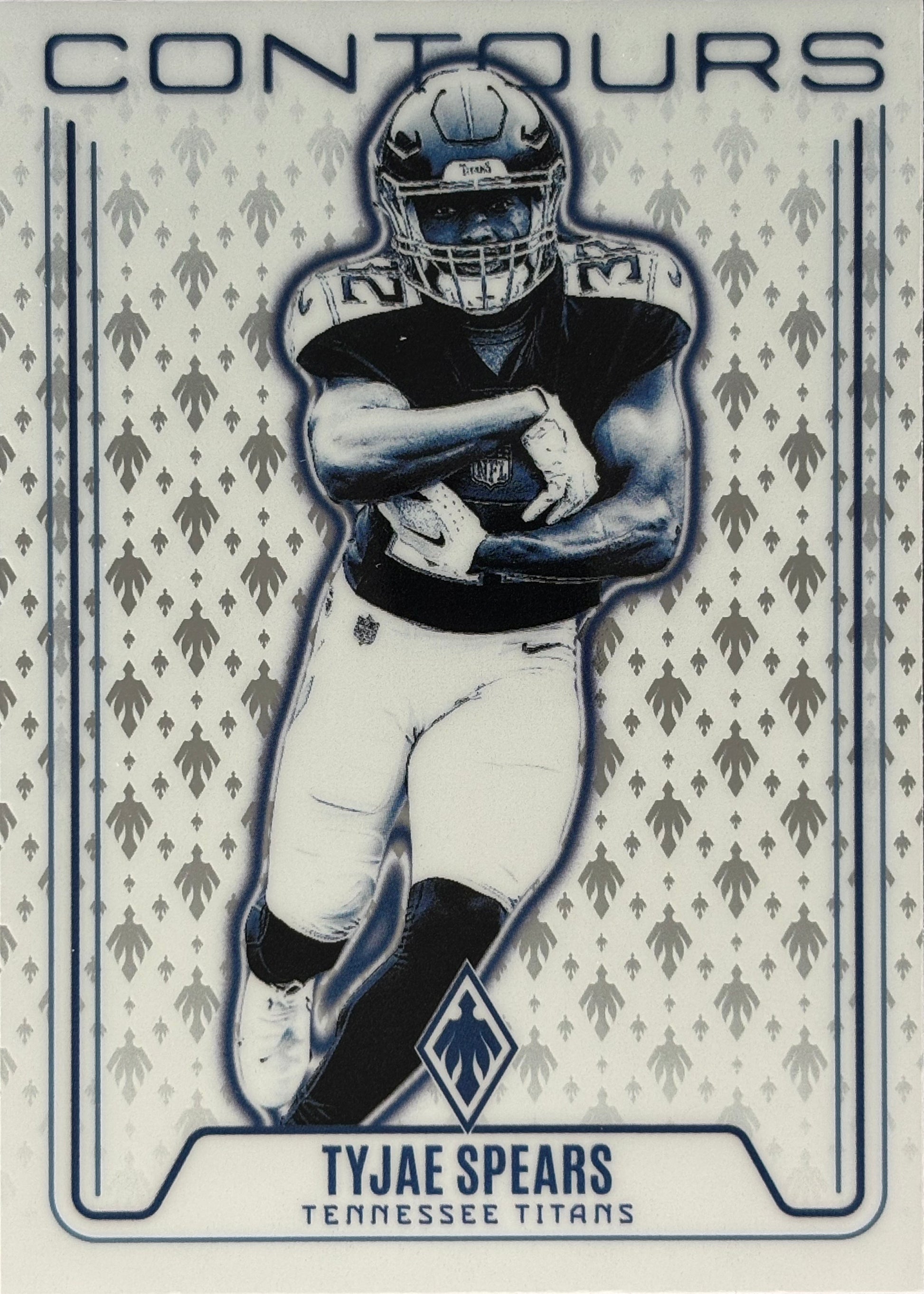 Tyjae Spears Phoenix Contours Titans Sports Card