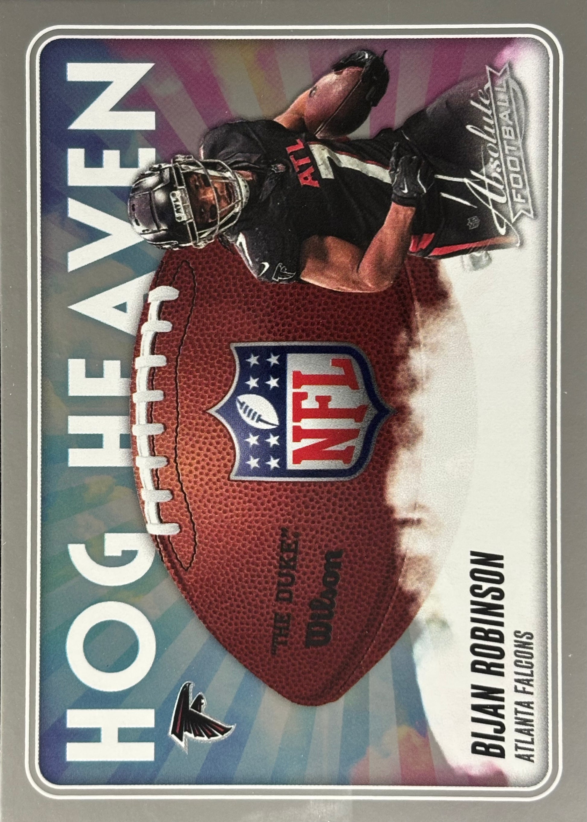 Bijan Robinson Hog Heaven Falcons Sports Card