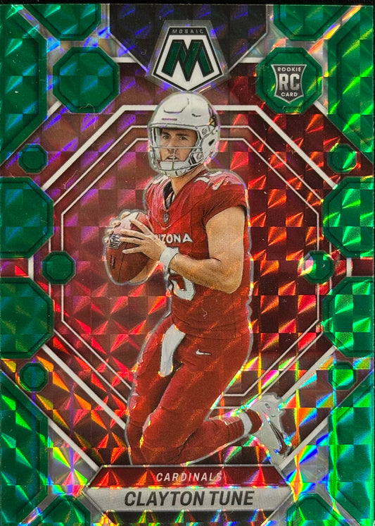 Clayton Tune Mosaic Green Rookie