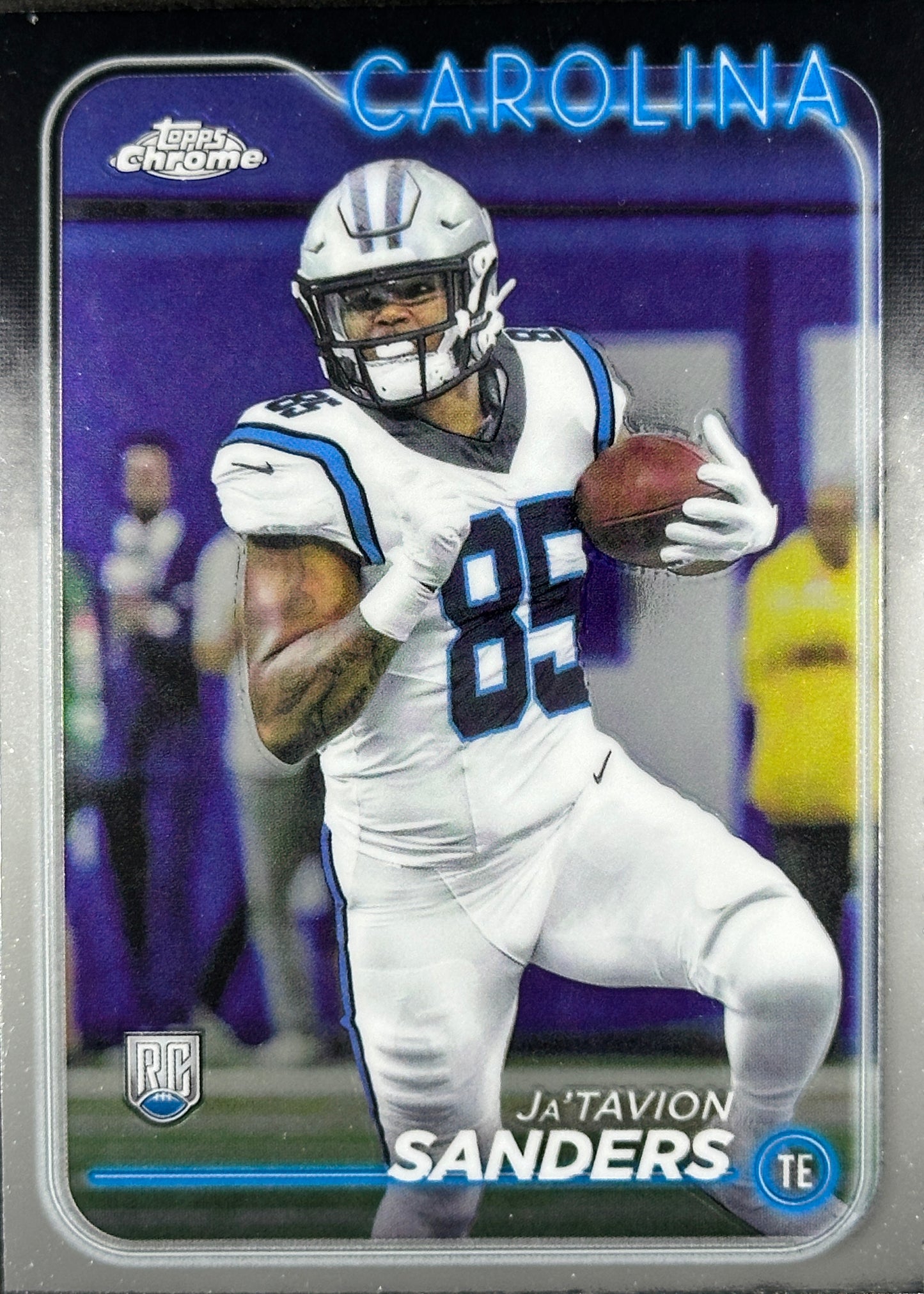Ja’Tavion Sanders Topps Chrome Rookie Panthers