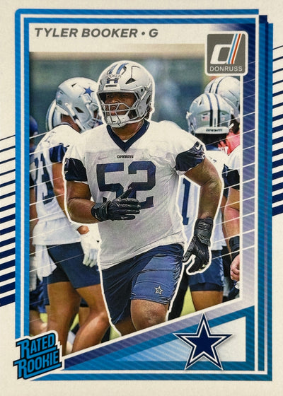 Tyler Booker Rated Rookie Donruss Cowboys Sports Card