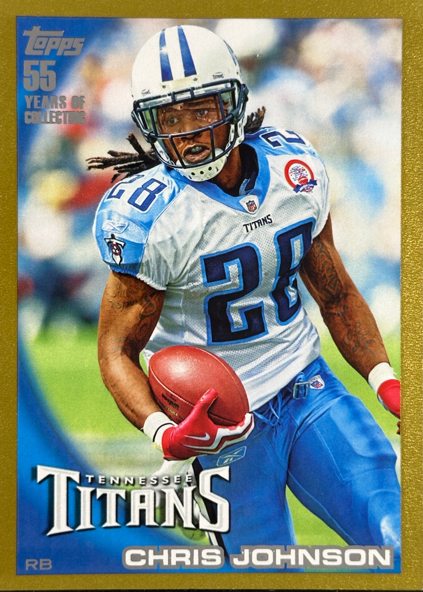 Chris Johnson /2010 Topps 55 Years of Collecting Titans