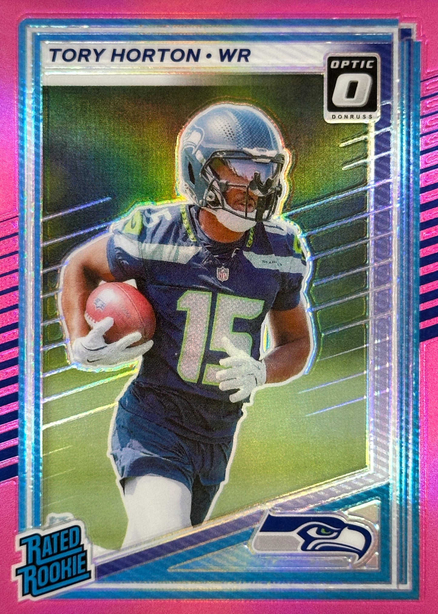 Tory Horton Rated Rookie Optic Pink Preview Seahawks
