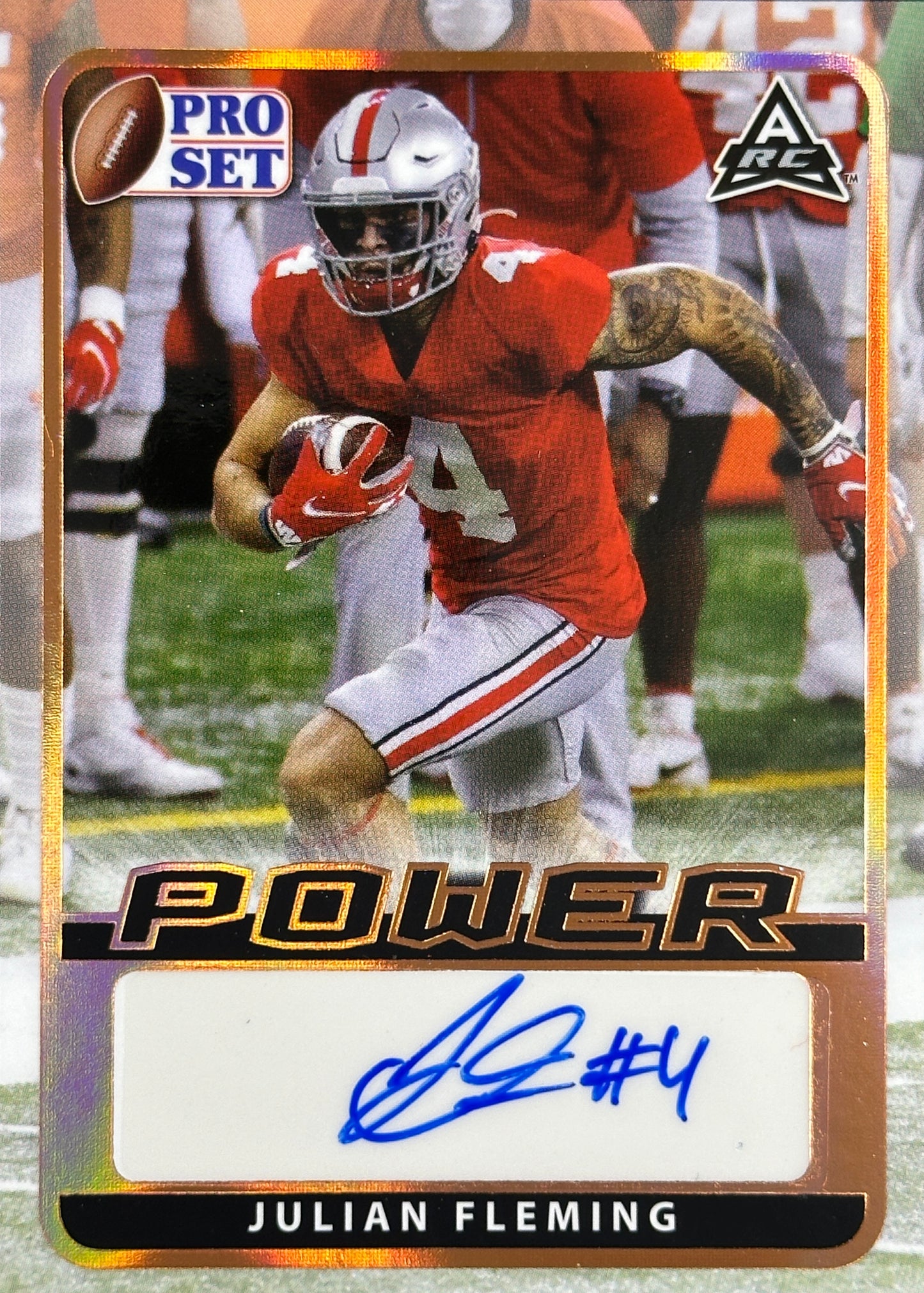 Julian Fleming Auto Power Pro Set Rookie