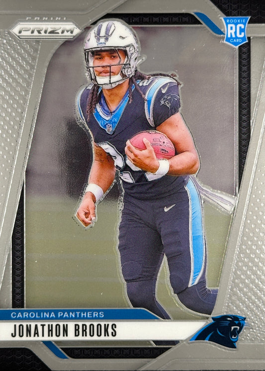 Jonathan Brooks Prizm Rookie Panthers