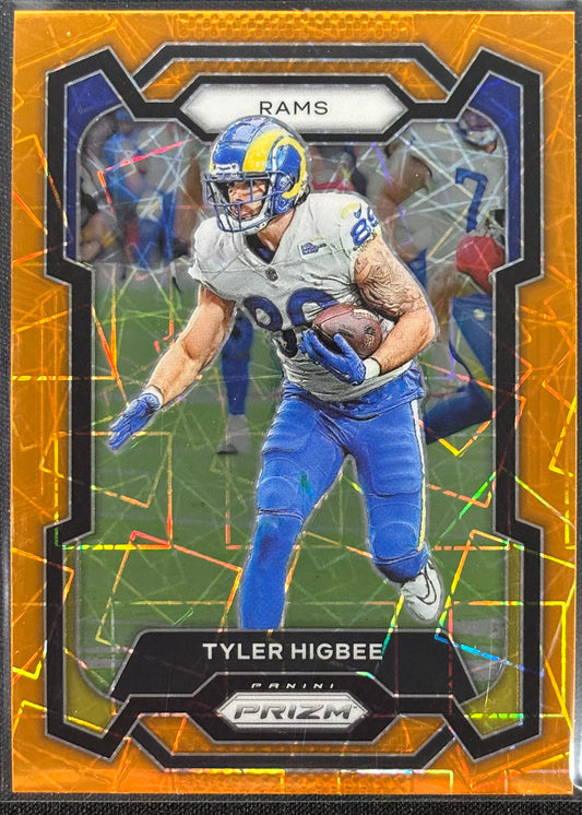 Tyler Higbee Prizm Orange Laser