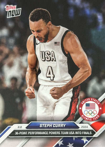 Steph Curry Olympic Team USA Topps Now #22