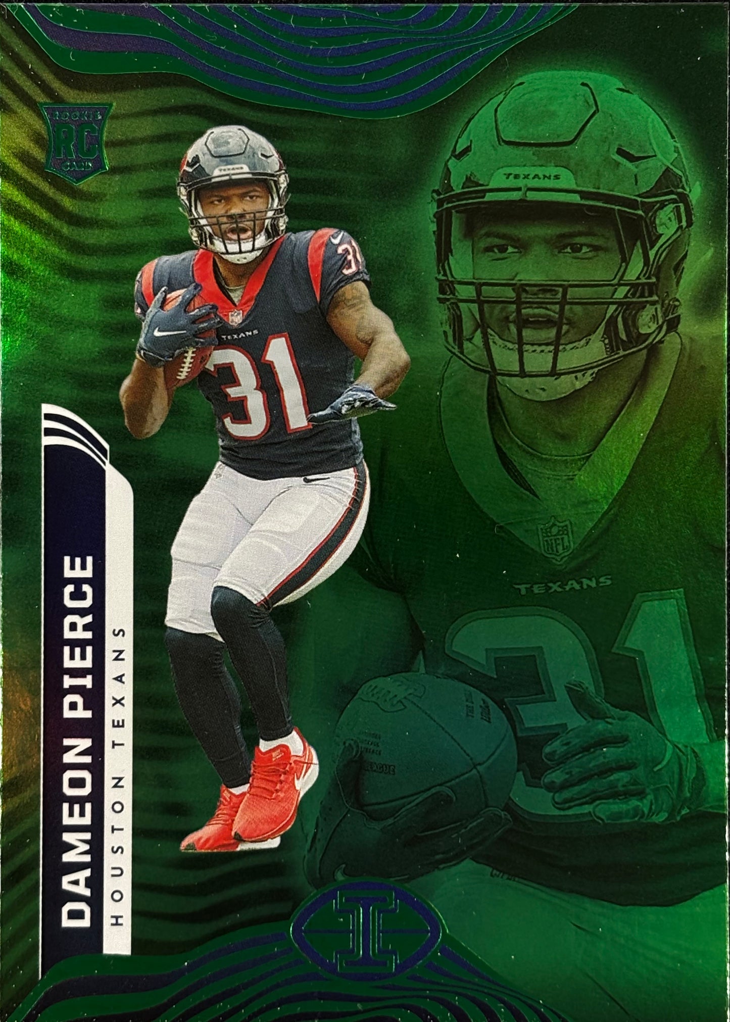 Dameon Pierce Illusions Green Rookie