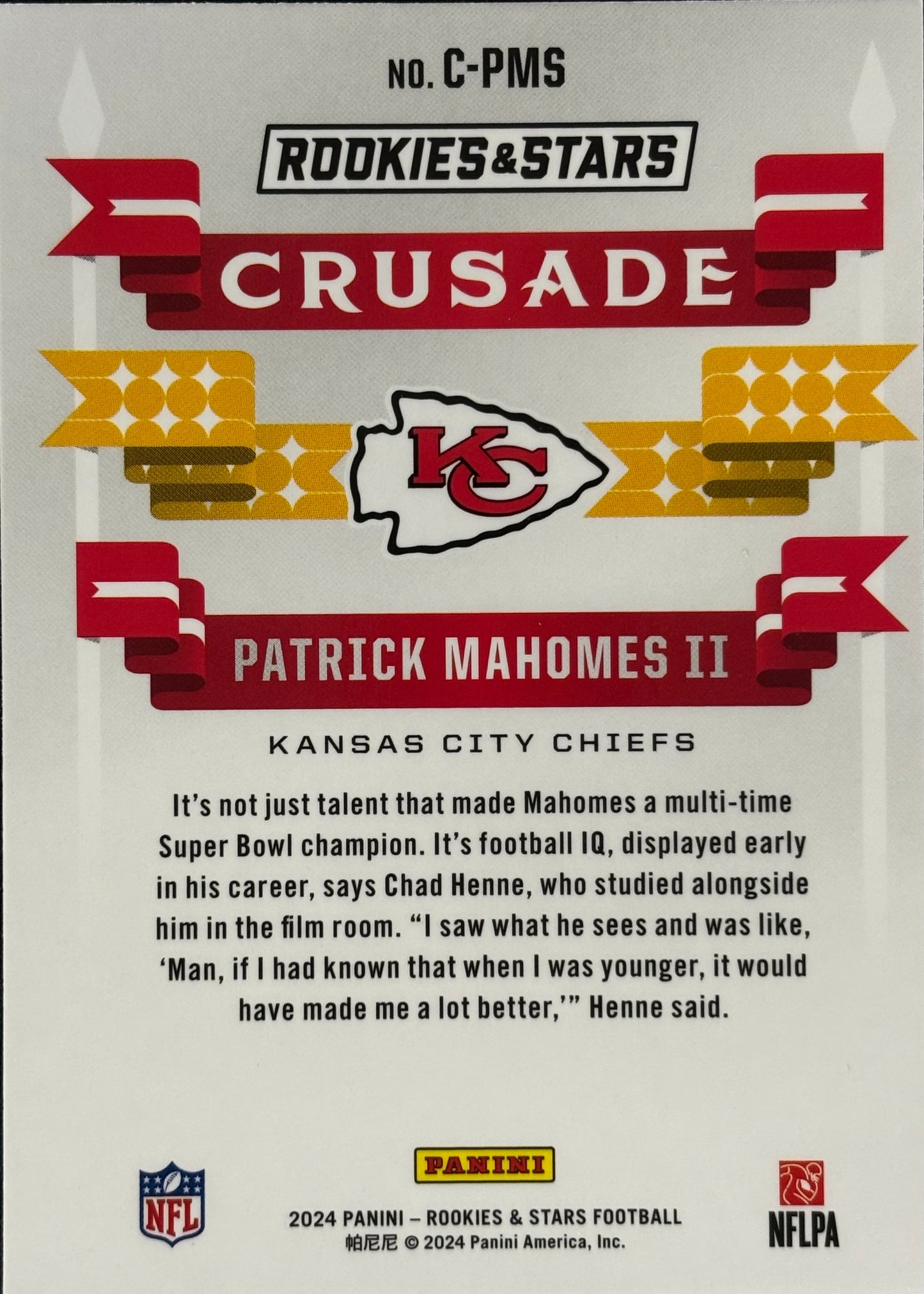 Patrick Mahomes Crusade Plaid