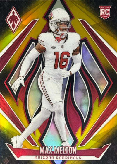 Max Melton Phoenix Yellow Fade /125 Rookie Cardinals