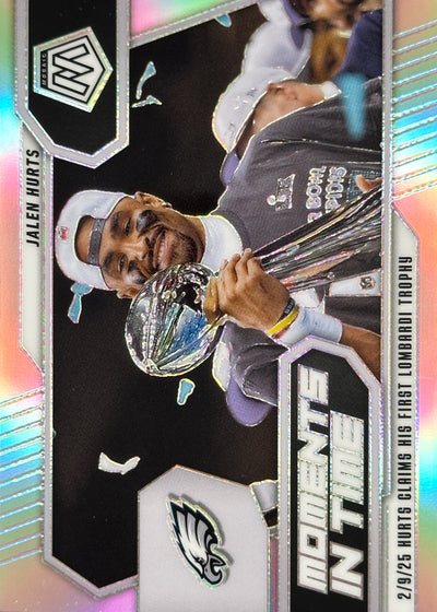 Jalen Hurts Moments In Time Mosaic Silver Eagles