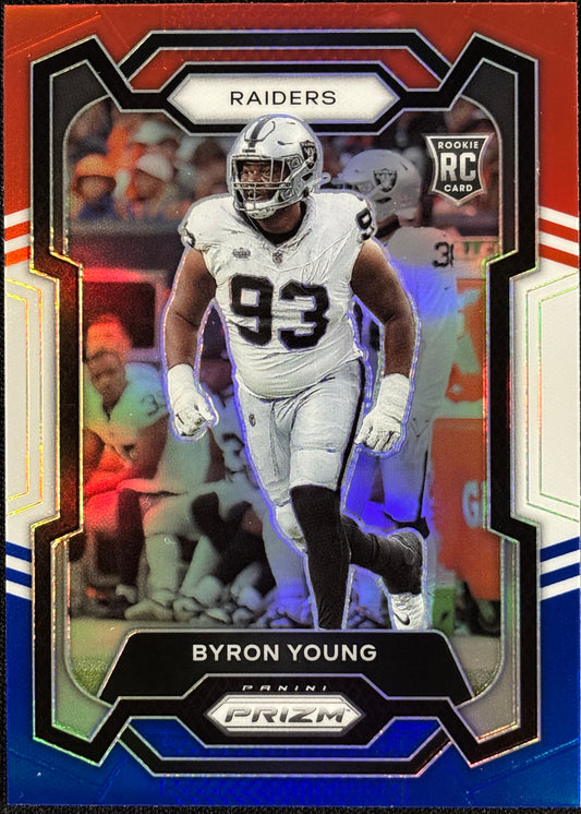 Byron Young Prizm Red White Blue