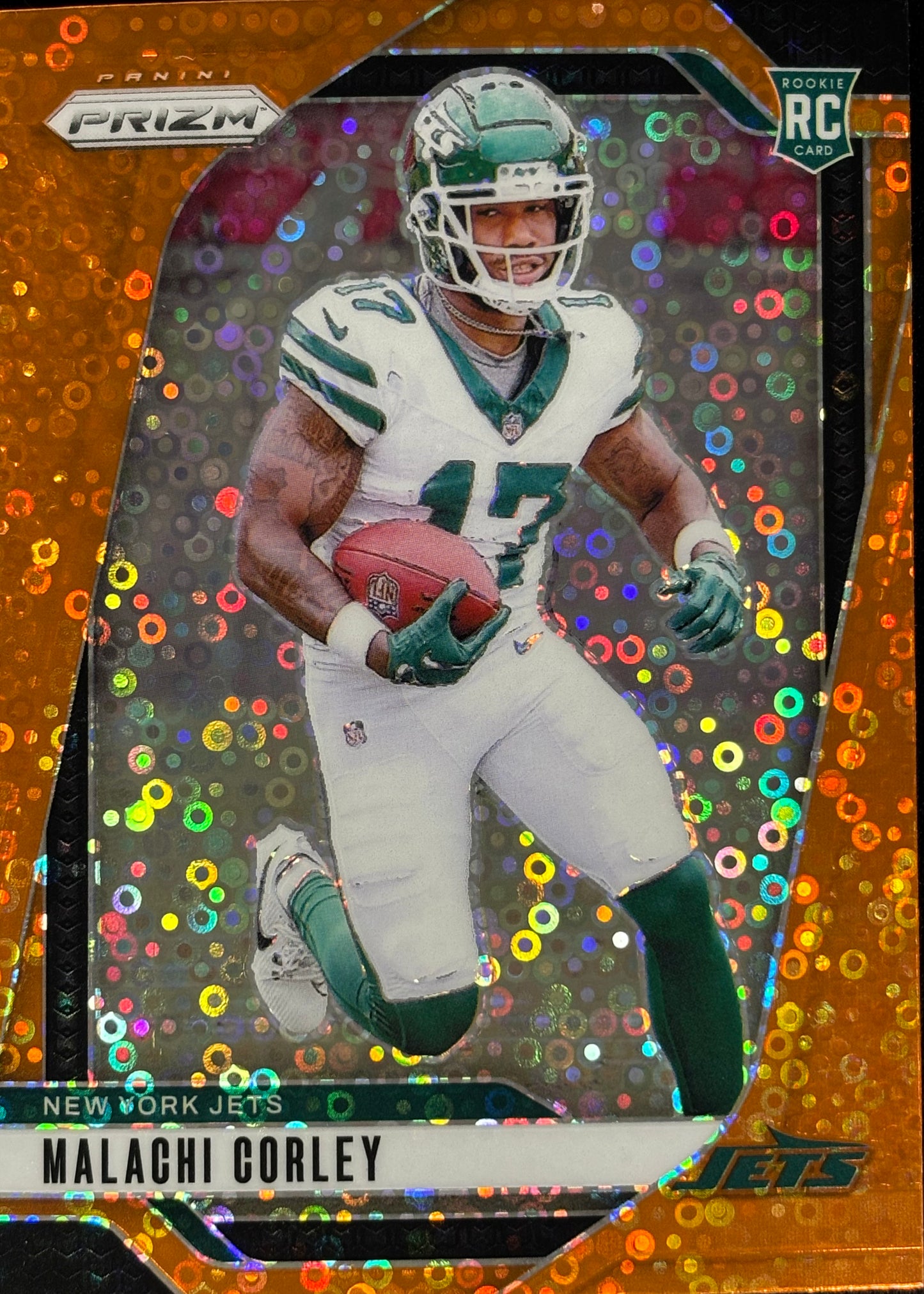 Malachi Corley Prizm Orange Disco Rookie