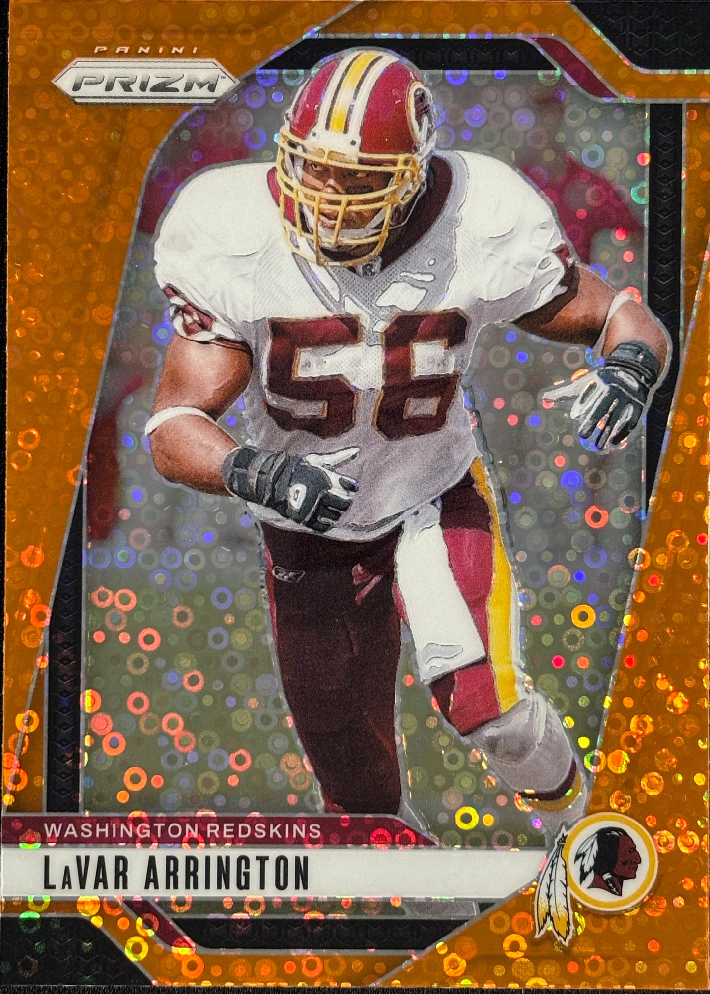 LaVar Arrington Prizm Orange Disco