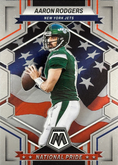 Aaron Rodgers National Pride Mosaic Jets Steelers