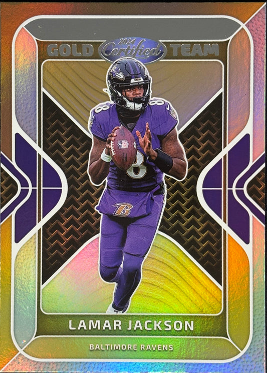 Lamar Jackson Gold Team