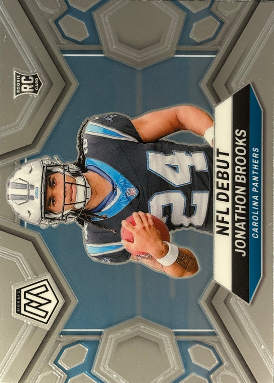 Jonathan Brooks Mosaic NFL Debut Panthers