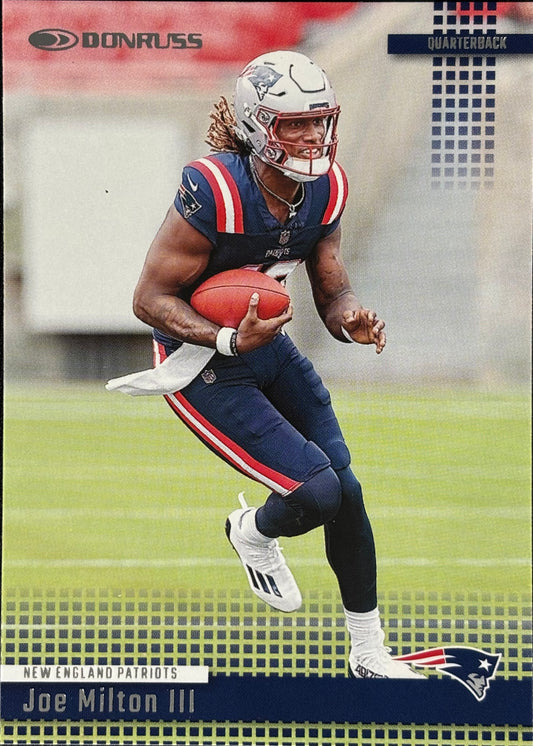 Joe Milton Donruss Football