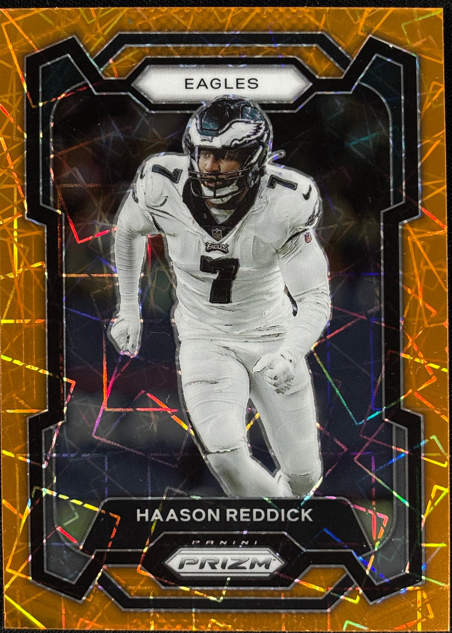 Haason Reddick Prizm Orange Lazer