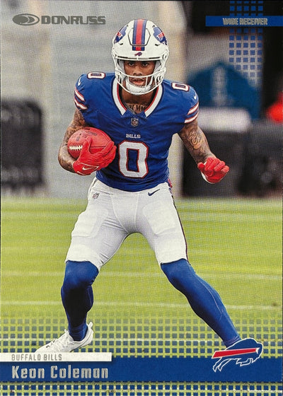 Keon Coleman Donruss Football Rookie Bills Sports Card