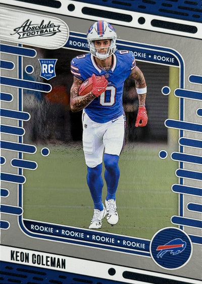 Keon Coleman Black Absolute Rookie Bills