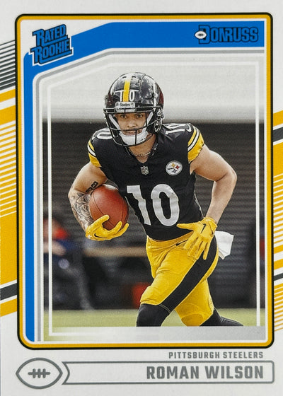 Roman Wlison Donruss Rated Rookie Steelers