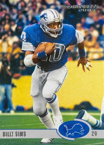 Billy Sims Donruss Retro Lions