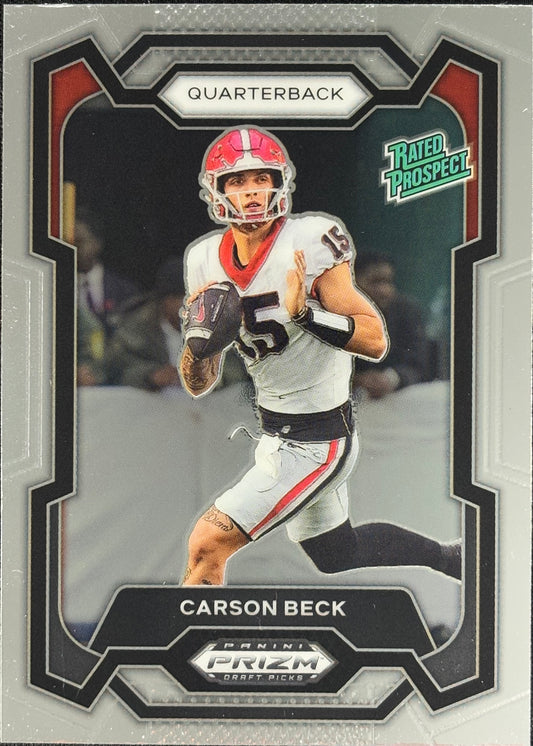 Carson Beck Prizm Draft Rated Prospect