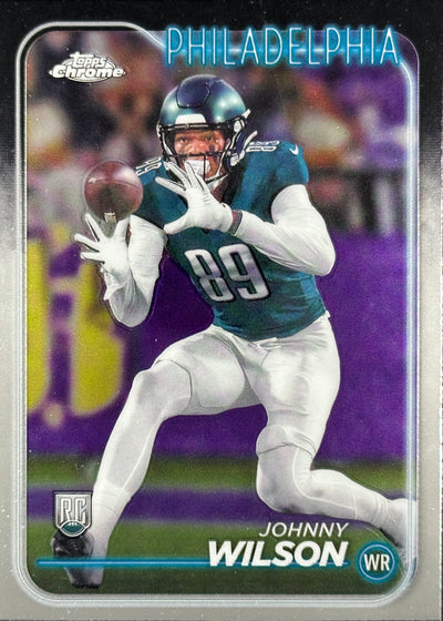 Johnny Wilson Topps Chrome Rookie Eagles