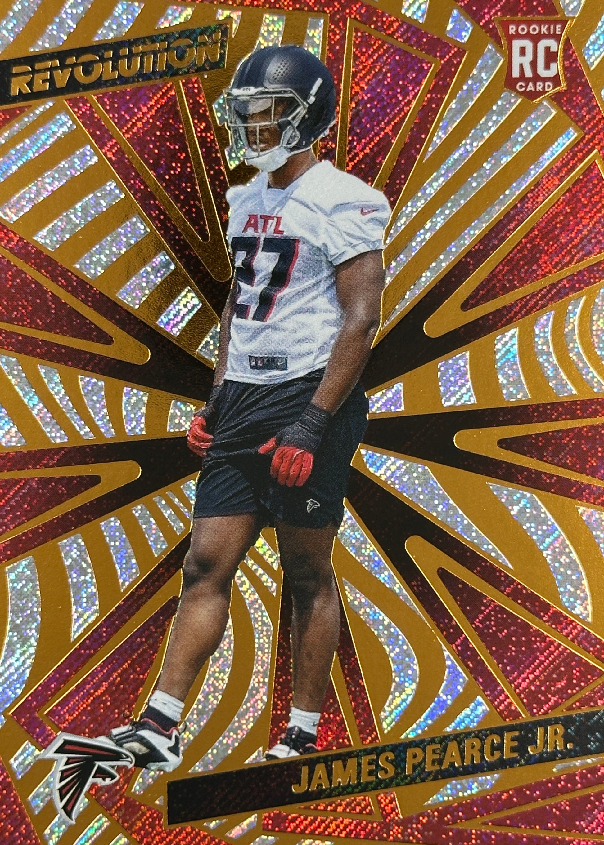 James Pearce Jr Revolution Rookie Falcons Sports Card