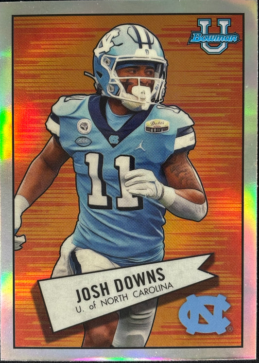 Josh Downs Bowman U Chrome Retro Colts