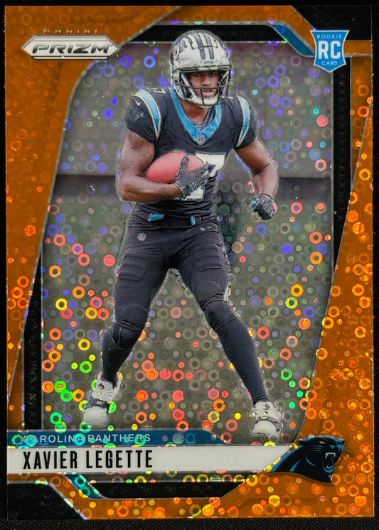 Xavier Legette Prizm Orange Disco Rookie