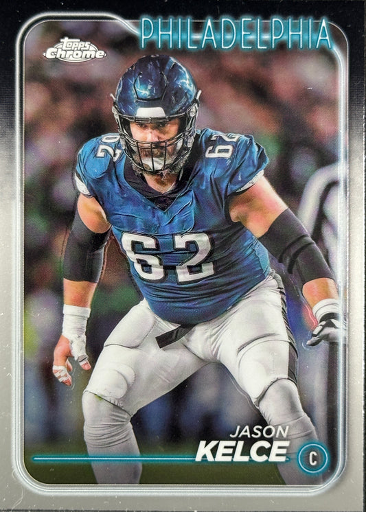 Jason Kelce Topps Chrome Eagles