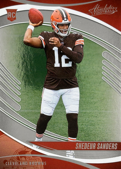 Shedeur Sanders Absolute Rookie Browns Sports Card