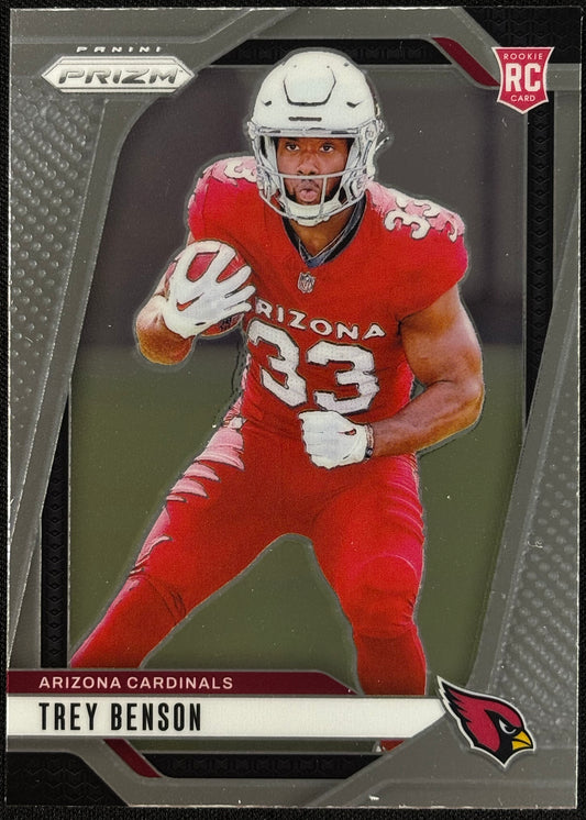 Trey Benson Prizm Rookie Cardinals