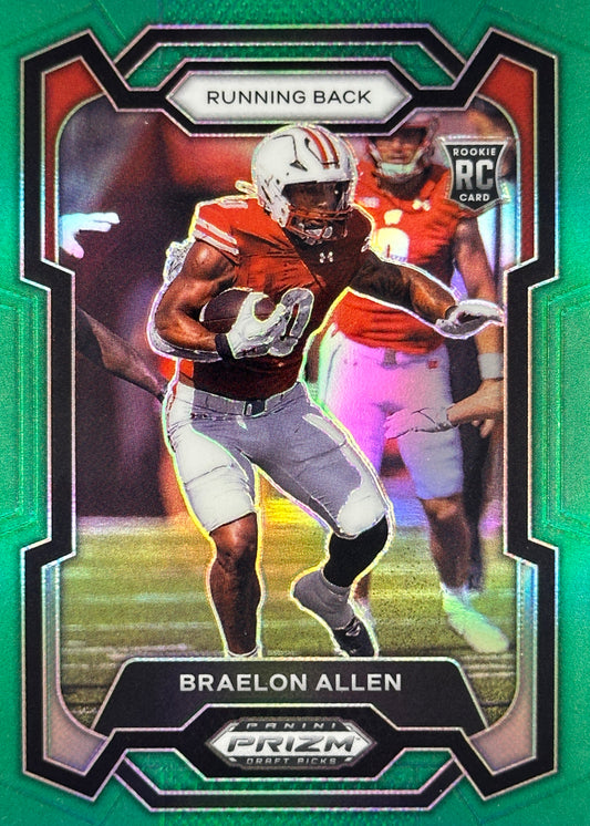 Braelon Allen Green Prizm Draft Picks Jets