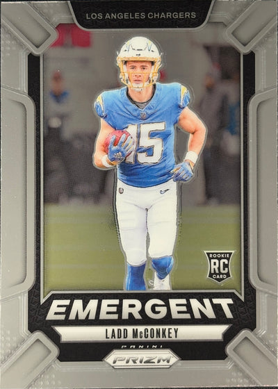 Ladd McConkey Prizm Emergent Rookie Chargers