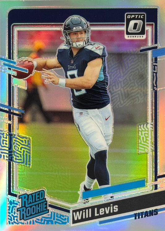 Will Levis Optic Holo Rookie Titans