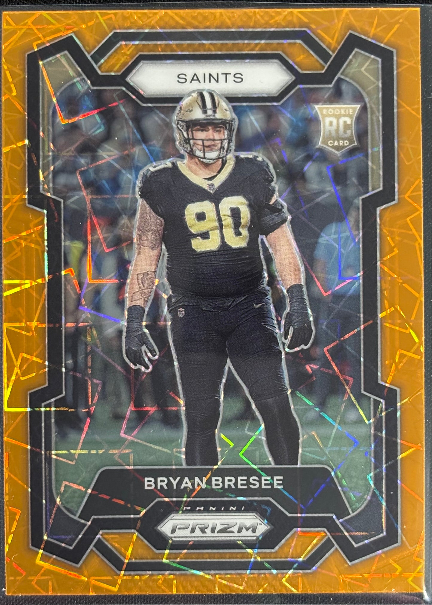 Bryan Bresee Prizm Orange Laser Rookie