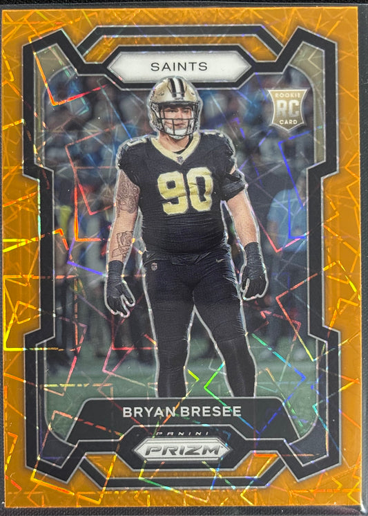 Bryan Bresee Prizm Orange Laser Rookie