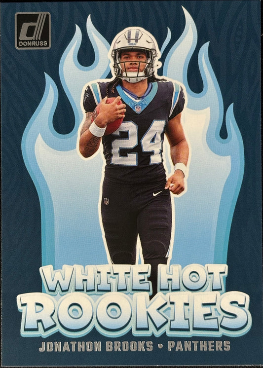 Jonathan Brooks White Hot Rookies Panthers