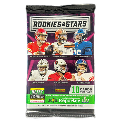 2019 Panini Rookies & Stars Football Hobby Pack Sports Card