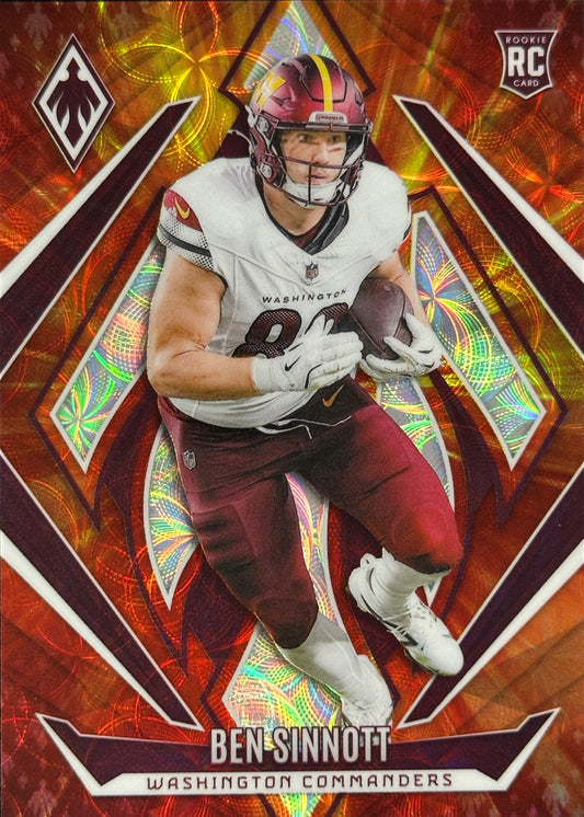 Ben Sinnott 2024 Phoenix Fire Burst /350 FireBurst RC Rookie Commanders