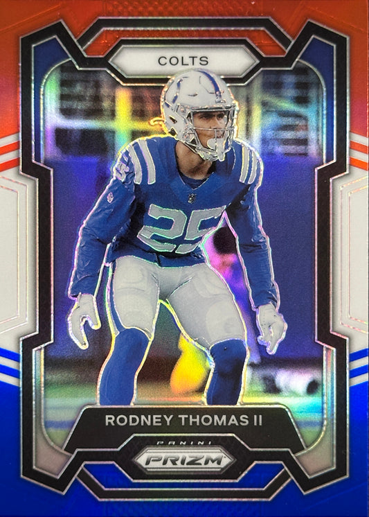 Rodney Thomas II Red White Blue Prizm Colts