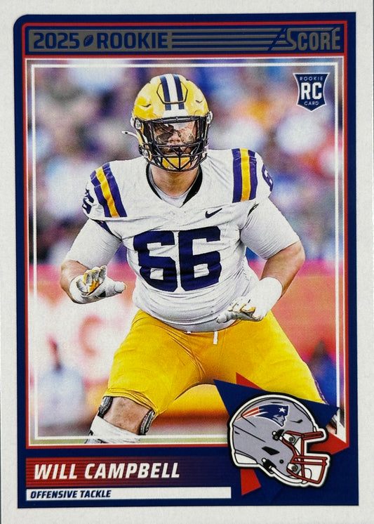 Will Campbell Score Rookie Patriots