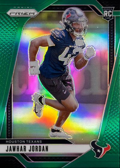 Jawhar Jordan Rookie Green Prizm Texans