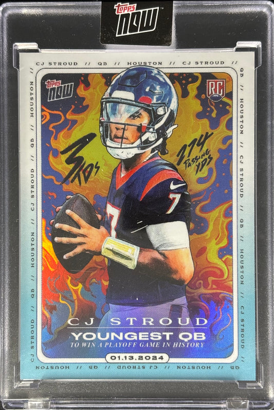 CJ Stroud Topps Now #CJ2 Rookie Texans (In Mag)