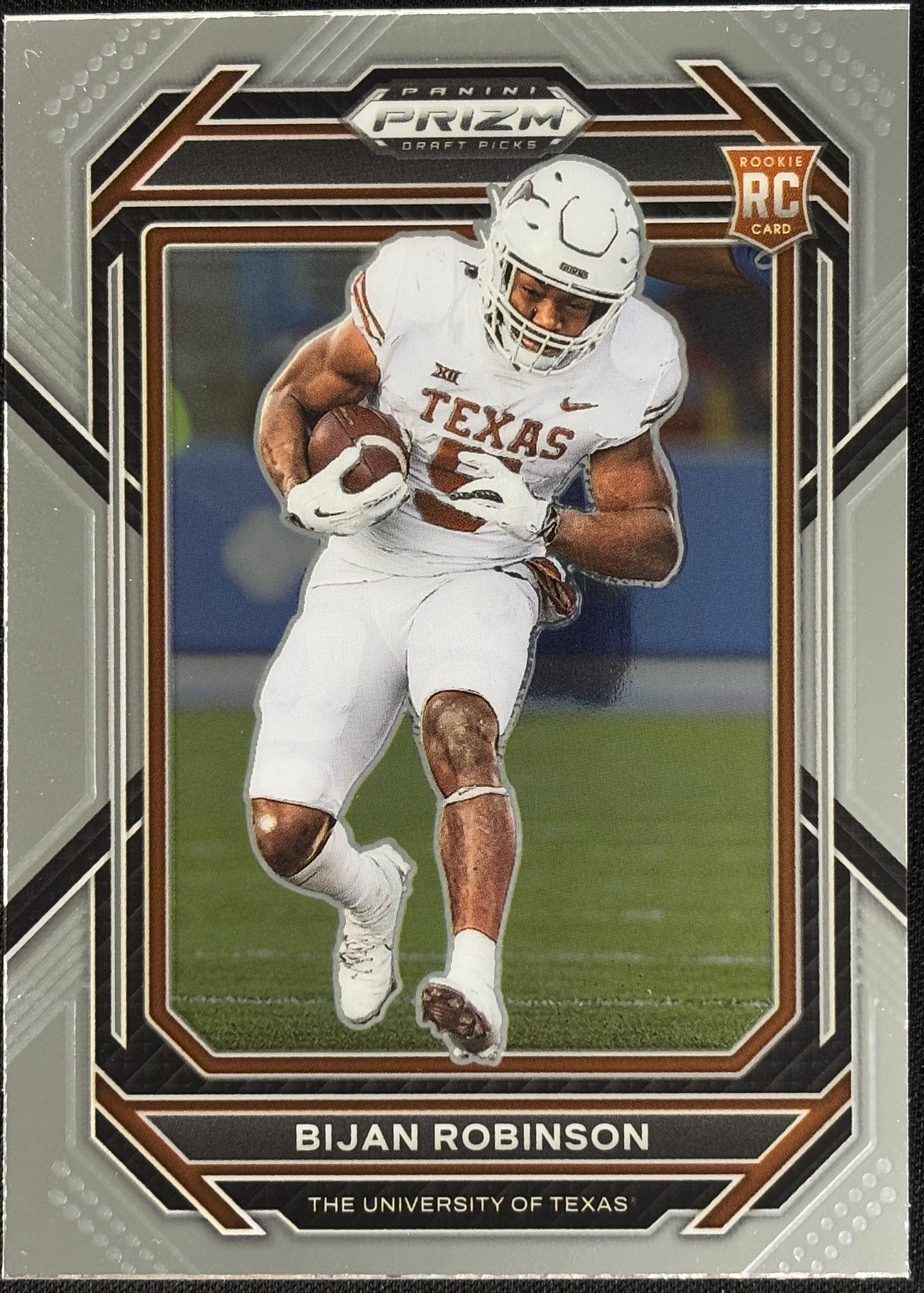 Bijan Robinson Prizm Draft Rookie Falcons Sports Card
